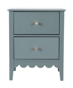 Artiss Green 2-Drawer Bedside Tables, Set of 2 - Image 4