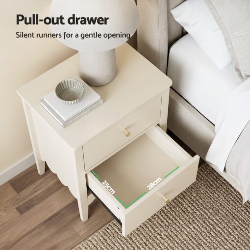 Artiss 2-Piece Bedside Tables with 2 Drawers – image 5