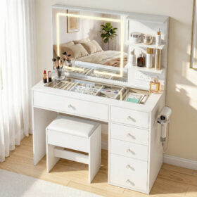 Artiss Dressing Table with LED Mirror for Beauty Lovers – image 1