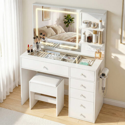 Artiss Dressing Table with LED Mirror for Beauty Lovers – image 1