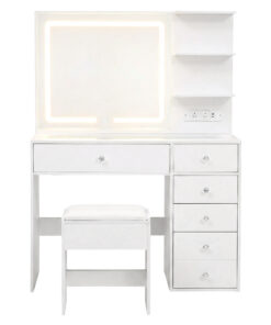 Artiss Dressing Table with LED Mirror for Beauty Lovers - Image 4