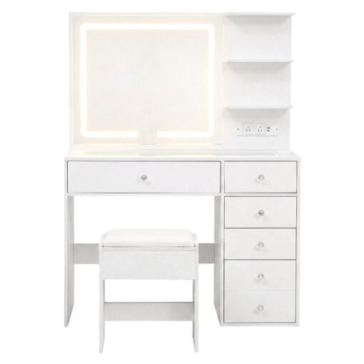 Artiss Dressing Table with LED Mirror for Beauty Lovers – image 4