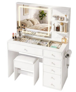 Artiss Dressing Table with LED Mirror for Beauty Lovers - Image 8