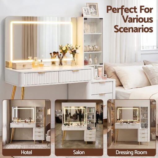 Artiss Dressing Table LED Vanity Desk for Elegant Beauty – image 8