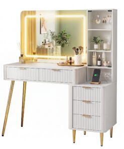 Artiss Dressing Table LED Vanity Desk for Elegant Beauty - Image 9