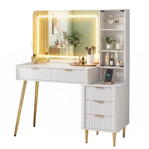 Artiss Dressing Table LED Vanity Desk for Elegant Beauty – image 9