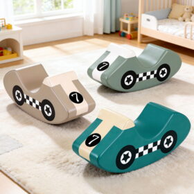 Keezi Kids Foam Climbing Blocks with Rocker – image 1
