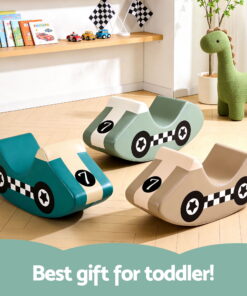 Keezi Kids Foam Climbing Blocks with Rocker - Image 4