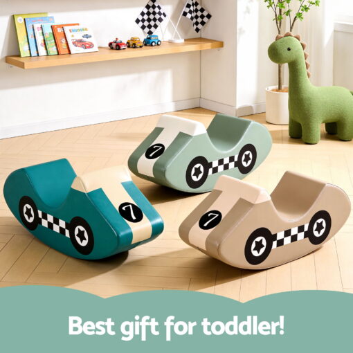 Keezi Kids Foam Climbing Blocks with Rocker – image 4