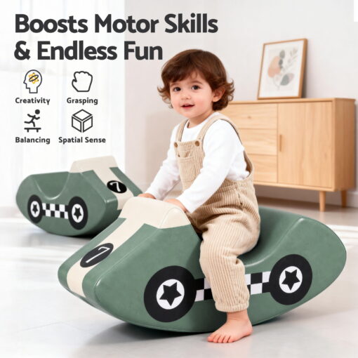 Keezi Green Foam Climbing Rocker Block – image 7