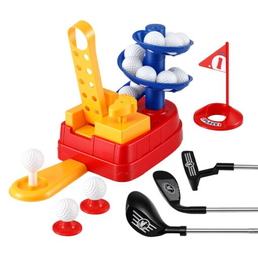 Keezi Kids Golf Set with Foot Pedal Launcher – image 2
