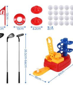 Keezi Kids Golf Set with Foot Pedal Launcher - Image 3