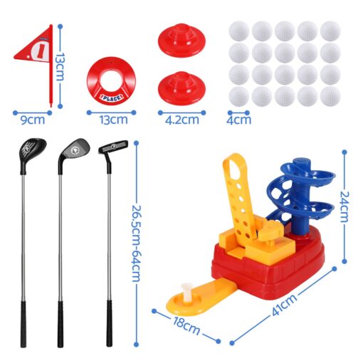 Keezi Kids Golf Set with Foot Pedal Launcher – image 3