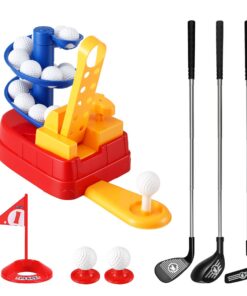 Keezi Kids Golf Set with Foot Pedal Launcher - Image 4