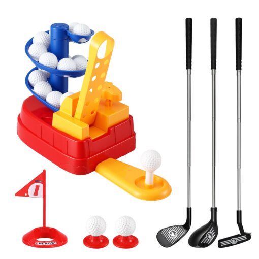 Keezi Kids Golf Set with Foot Pedal Launcher – image 4