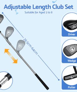 Keezi Kids Golf Set with Foot Pedal Launcher - Image 6