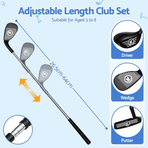 Keezi Kids Golf Set with Foot Pedal Launcher – image 6