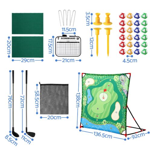 Keezi Kids Golf Chipping Game, 24 Sticky Balls – image 2
