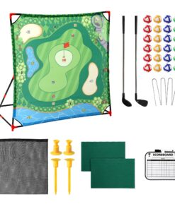 Keezi Kids Golf Chipping Game, 24 Sticky Balls - Image 3