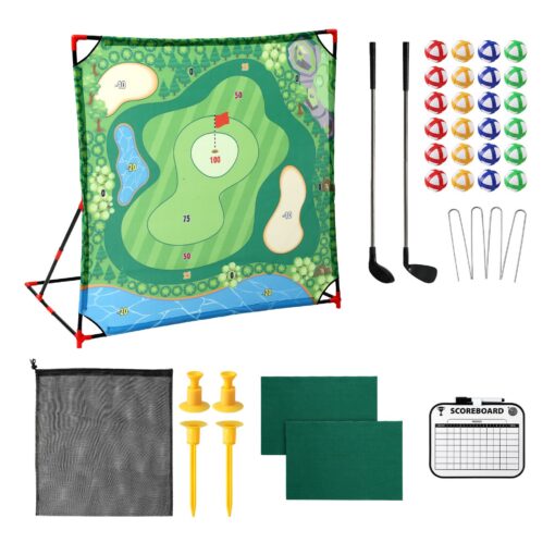 Keezi Kids Golf Chipping Game, 24 Sticky Balls – image 3