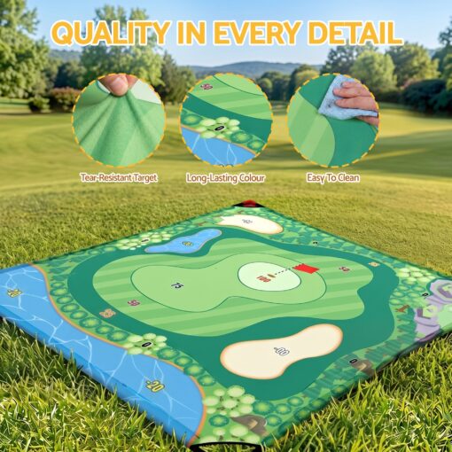 Keezi Kids Golf Chipping Game, 24 Sticky Balls – image 5