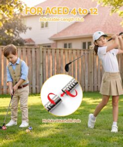 Keezi Kids Golf Chipping Game, 24 Sticky Balls - Image 6