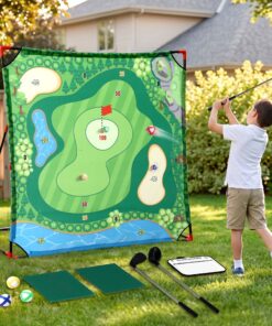 Keezi Kids Golf Chipping Game, 24 Sticky Balls - Image 9