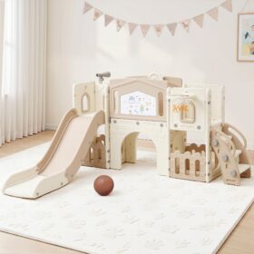 Keezi Kids Slide Set with Drawing Board – image 1
