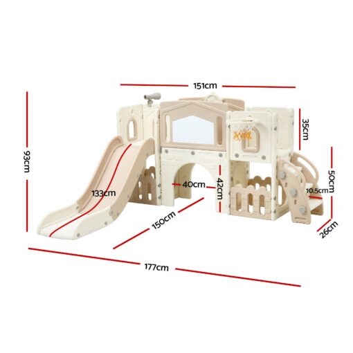 Keezi Kids Slide Set with Drawing Board – image 2