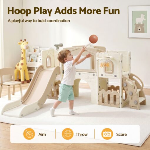 Keezi Kids Slide Set with Drawing Board – image 6