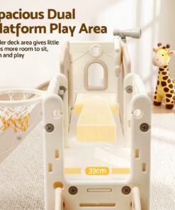 Keezi Kids Slide Set with Drawing Board - Image 7