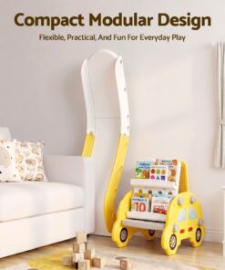 Keezi Kids Indoor Slide Set with Drawing Board - Image 5