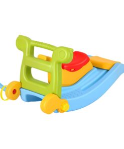 Keezi 3-in-1 Kids Slide Set with Ring Toss - Image 3