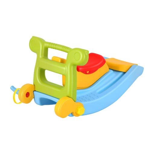 Keezi 3-in-1 Kids Slide Set with Ring Toss – image 3