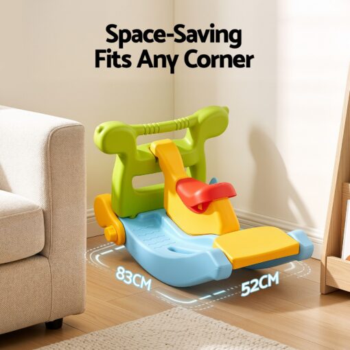 Keezi 3-in-1 Kids Slide Set with Ring Toss – image 5