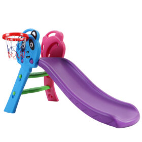 Keezi Kids Slide Set with 100cm Slide and Hoop – image 1