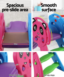 Keezi Kids Slide Set with 100cm Slide and Hoop - Image 5