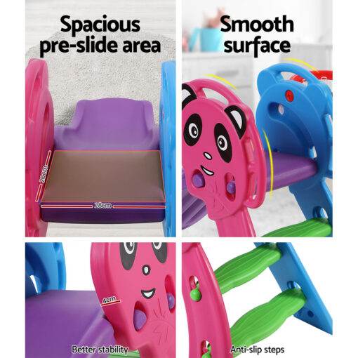 Keezi Kids Slide Set with 100cm Slide and Hoop – image 5