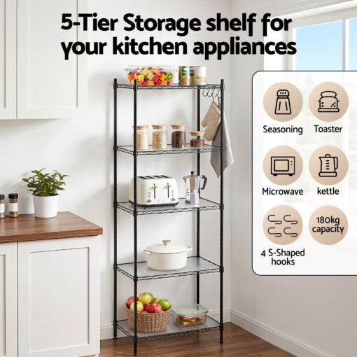 Artiss Kitchen Rack Shelf - Space-Saving Storage Solution – image 6