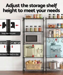 Artiss Kitchen Rack Shelf - Space-Saving Storage Solution - Image 7