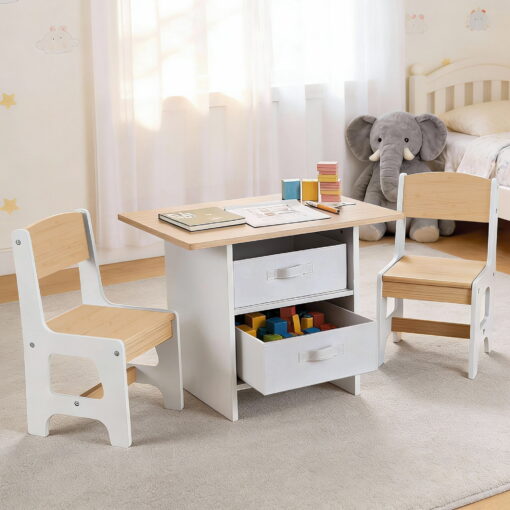Keezi Kids Table and Chairs Set for Creative Playtime – image 7