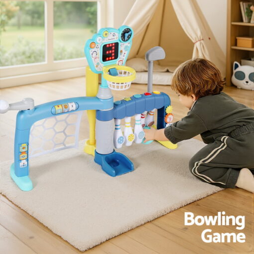 Keezi Kids 5-in-1 Sports Game Set Blue – image 5