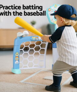 Keezi Kids 5-in-1 Sports Game Set Blue - Image 6
