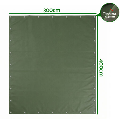 Instahut Tarp 3x4m - Heavy Duty Waterproof Solution – image 2