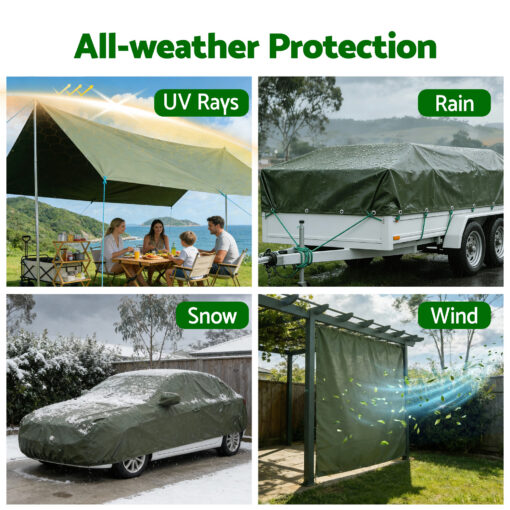 Instahut Tarp 3x4m - Heavy Duty Waterproof Solution – image 6