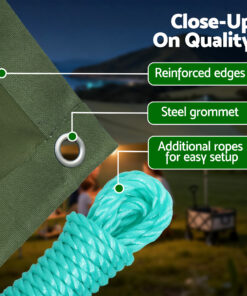 Instahut Tarp 3x4m - Heavy Duty Waterproof Solution - Image 7