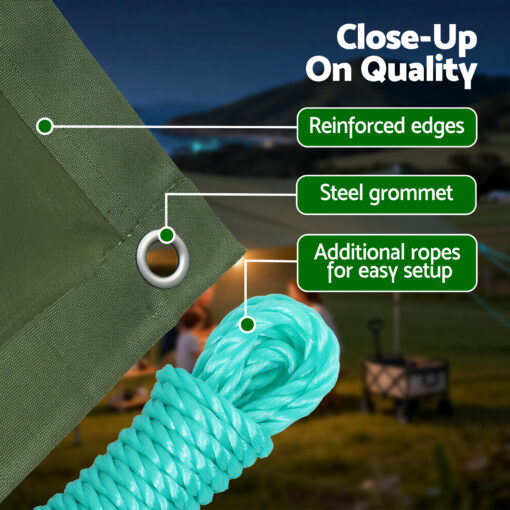 Instahut Tarp 3x4m - Heavy Duty Waterproof Solution – image 7
