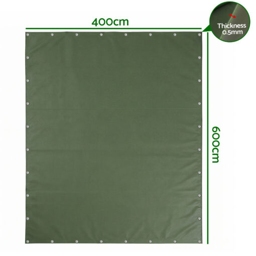 Instahut Tarp 4x6m - Heavy Duty Water Resistant Solution – image 2