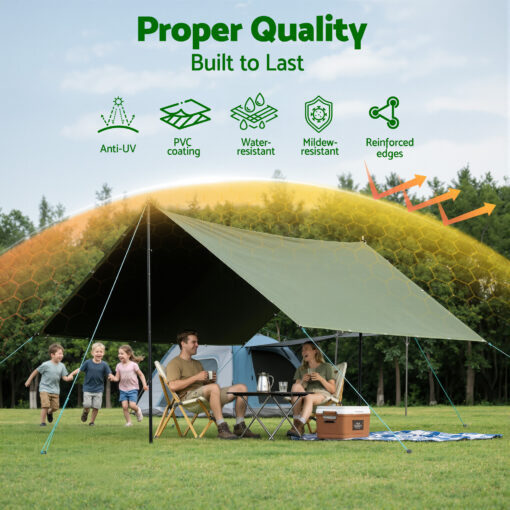 Instahut Tarp 4x6m - Heavy Duty Water Resistant Solution – image 4