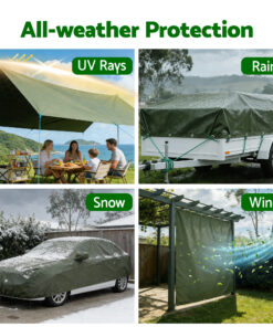Instahut Tarp 4x6m - Heavy Duty Water Resistant Solution - Image 6